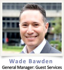 Wade Bawden / General Manager: Guest Services
