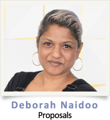 Deborrah Naidoo / Proposals